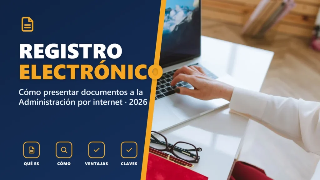 Registro electrónico: cómo presentar documentos a la Administración por internet en 2026