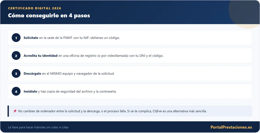 Certificado digital: cómo conseguirlo