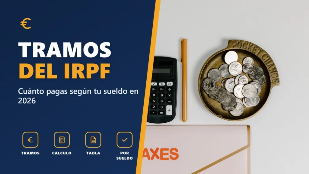 TRAMOS DEL IRPF - Cuánto pagas según tu sueldo en 2026