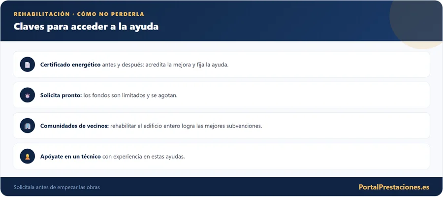Rehabilitación: claves para acceder