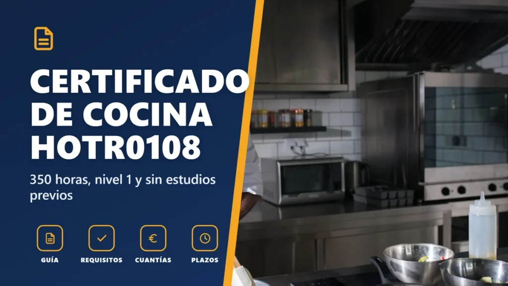 Certificado de operaciones básicas de cocina HOTR0108