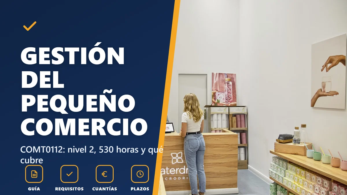 Certificado de gestión del pequeño comercio COMT0112