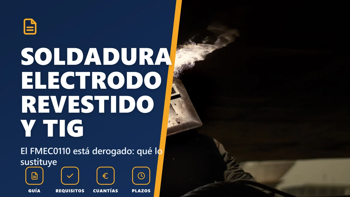 Certificado de soldadura con electrodo revestido y TIG