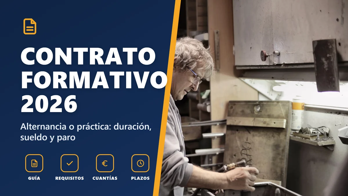 Contrato formativo 2026: alternancia, práctica y sueldo