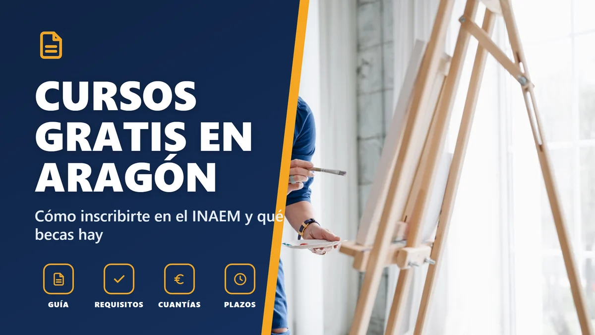 Cursos gratis del INAEM en Aragón: quién puede y cómo
