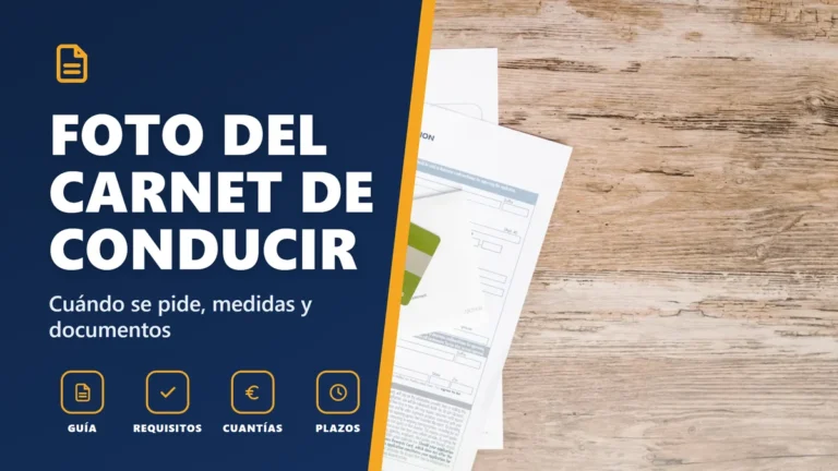 Foto del carnet de conducir: cuándo la piden