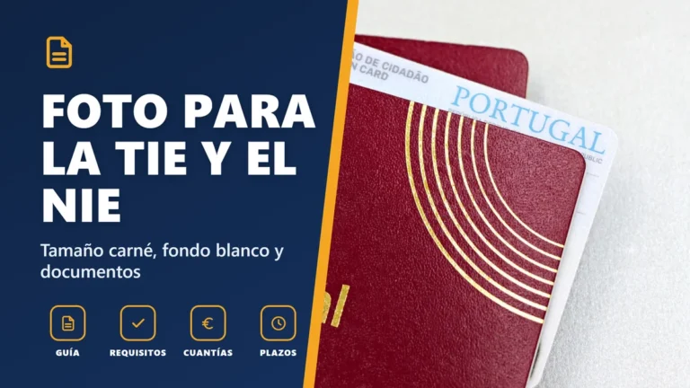 Foto para la TIE y el NIE: requisitos y tamaño