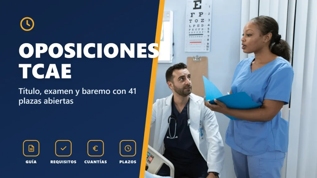 Oposiciones TCAE: requisitos, título y cómo se accede