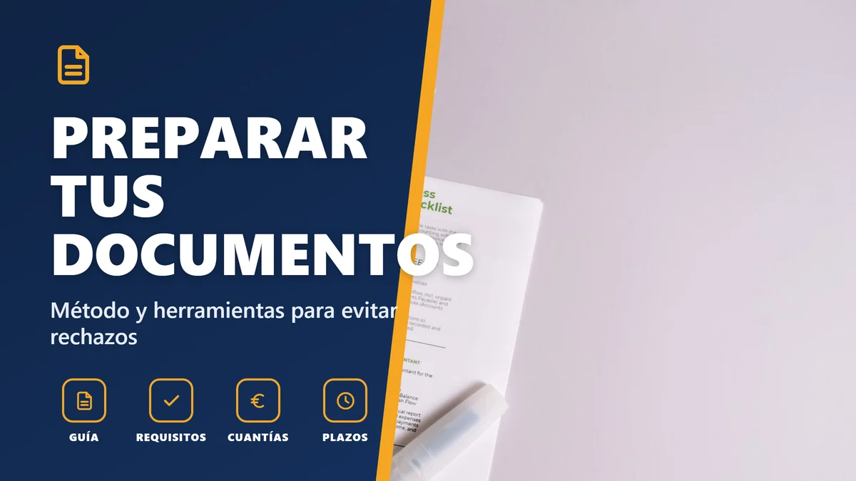 Preparar documentos para un trámite online: guía