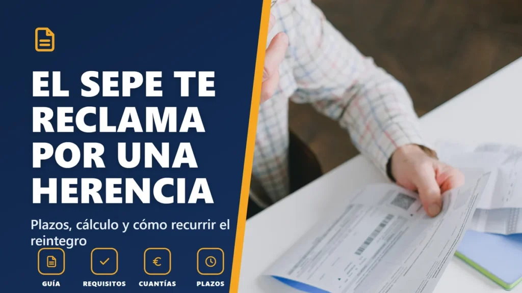 SEPE requiere reembolso por patrimonio heredado: qué hacer